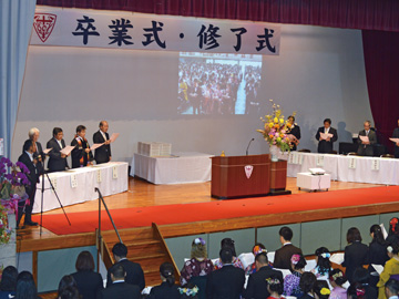 3月:卒業式