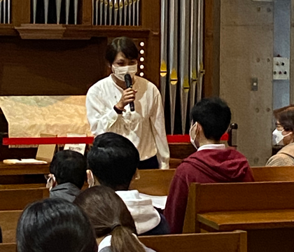 西原白百合保育園 大田文恵先生